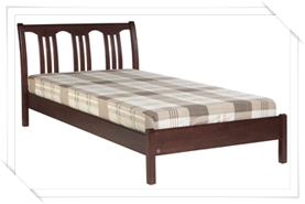 เตียงนอนไม้จริง ขนาด 3.5 ฟุต